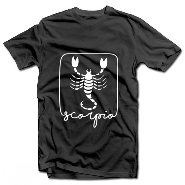 T-shirt mit dem Tierkreiszeichen "Scorpio"