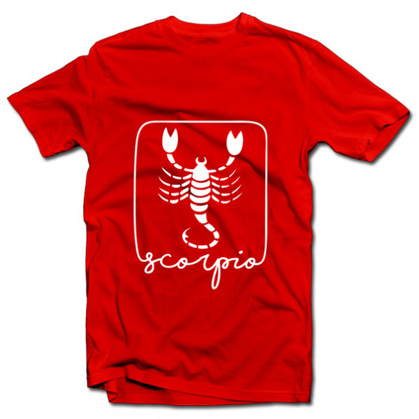 T-shirt mit dem Tierkreiszeichen "Scorpio"