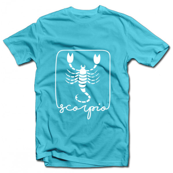 T-shirt mit dem Tierkreiszeichen "Scorpio"