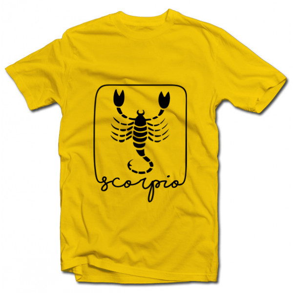T-shirt mit dem Tierkreiszeichen "Scorpio"