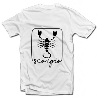 T-shirt mit dem Tierkreiszeichen "Scorpio"