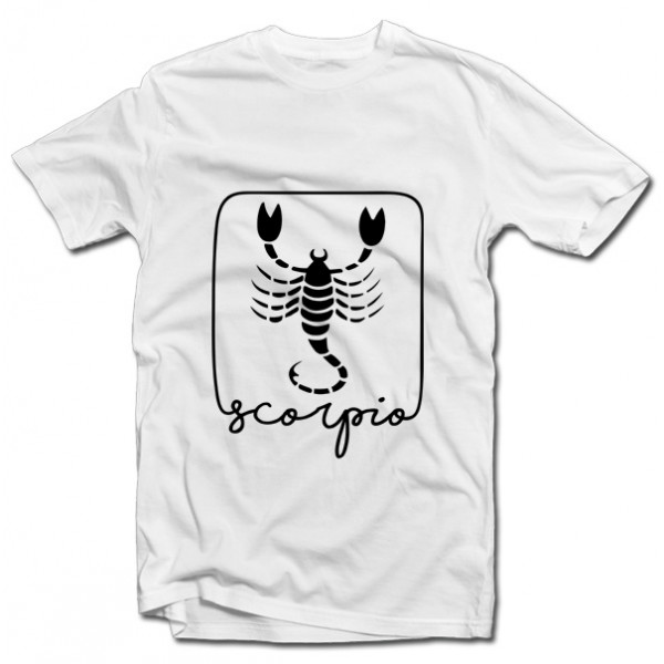 T-shirt mit dem Tierkreiszeichen "Scorpio"