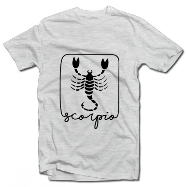 T-shirt mit dem Tierkreiszeichen "Scorpio"