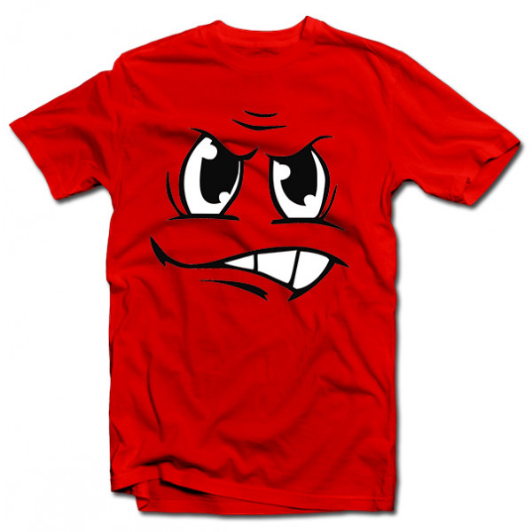 T-shirt "Wütendes Gesicht" T-shirt "Wütendes Gesicht"