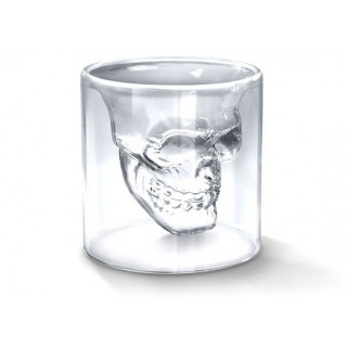 Totenkopf-Schnapsglas „DOOMED“, 75ml
