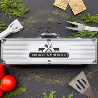 BBQ Set „Brauche keine Zähne“