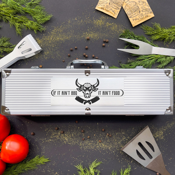 BBQ Set „Wenn es nicht BBQ ist - ist es nicht ESSBAR“ BBQ Set „Wenn es nicht BBQ ist - ist es nicht ESSBAR“