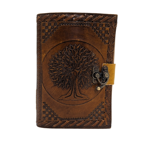 Leder-Notizbuch „Baum des Lebens“