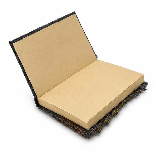 Notizbuch mit 3D-Drachenauge „The Dark Book“