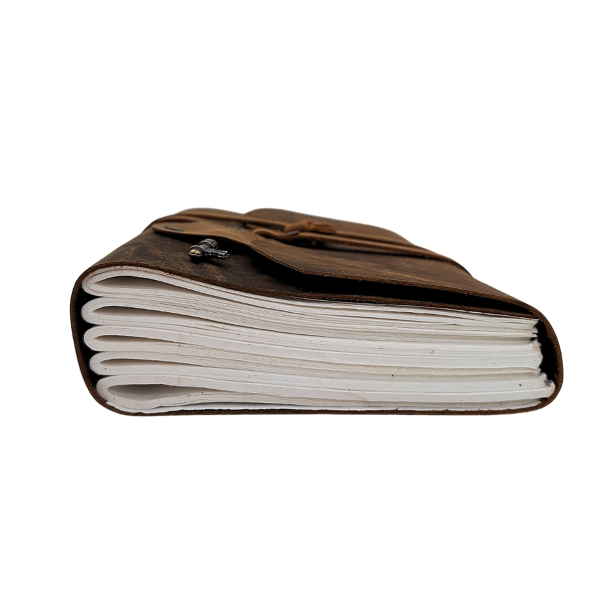 Leder-Notizbuch im Vintage-Stil mit Schlüssel