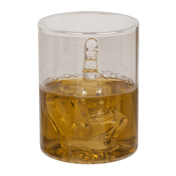 Whiskeyglas „Middle Finger“, 350 ml