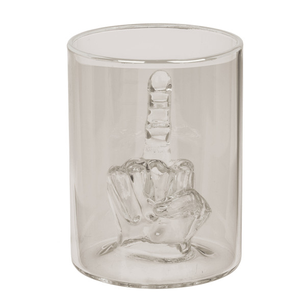 Whiskeyglas „Middle Finger“, 350 ml