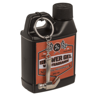 Universal-Duschgel für Herren „Motor Oil“ (260 ml) + Schlüsselanhänger Universal-Duschgel für Herren „Motor Oil“ (260 ml) + Schlüsselanhänger