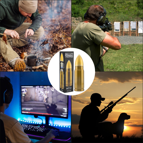 Geschenkset zum Thema Militär "Bullet & Grenade"