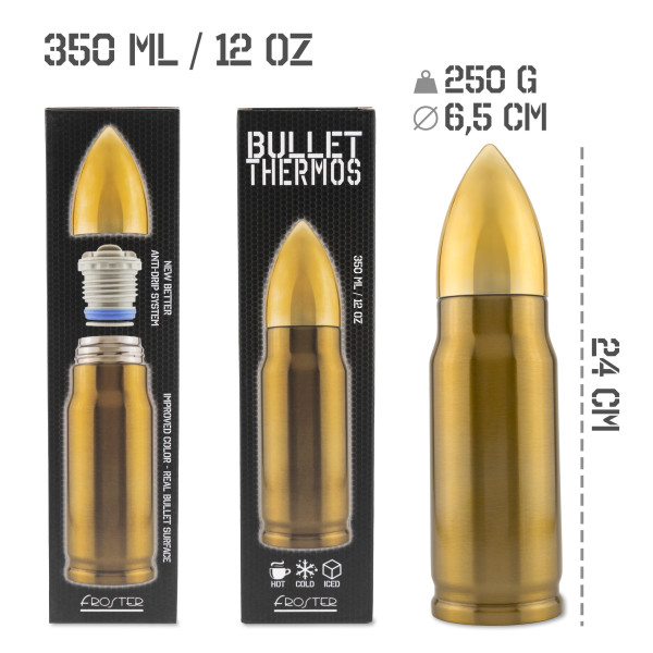 Geschenkset zum Thema Militär "Bullet & Grenade"
