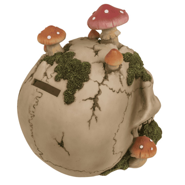 Spardose „Mushroom“ in Form eines Totenkopfes Spardose „Mushroom“ in Form eines Totenkopfes
