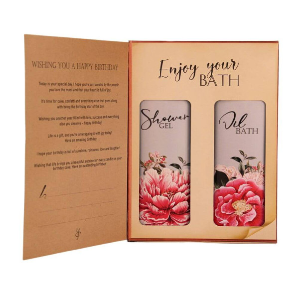 Kosmetik-Set „Birthday book“ (2 x 250 ml)