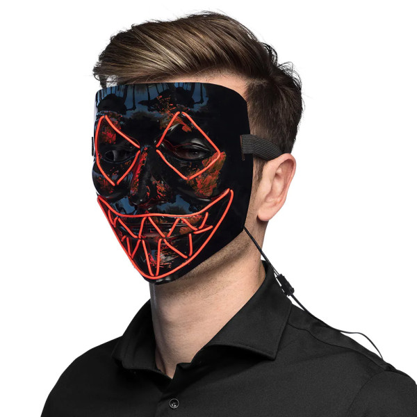 LED-Maske „“Killer-Lächeln“ LED-Maske „“Killer-Lächeln“