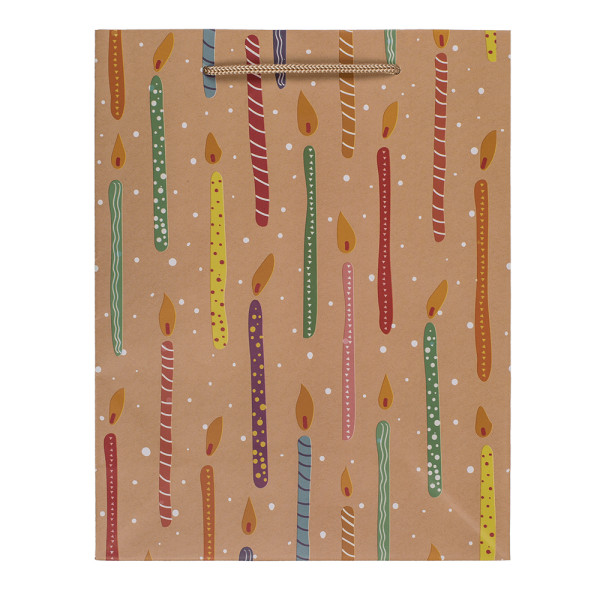 Geschenktüte aus Papier „Balloons and Candles” (23 x 18 x 8 cm)