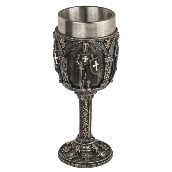 Ritterpokal mit Edelstahlinnenseite