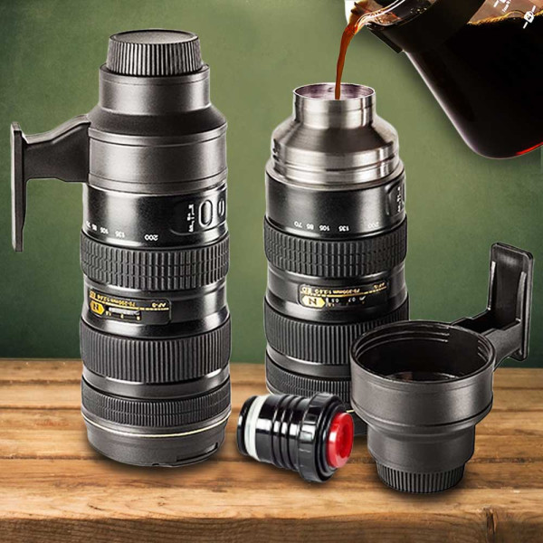 Thermoskanne – Kameraobjektiv-Design (500ml)