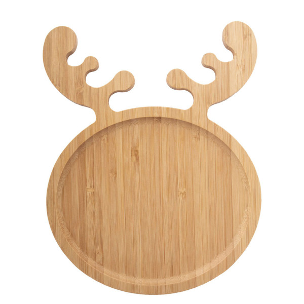 Holz-Snacktablett "Reindeer"