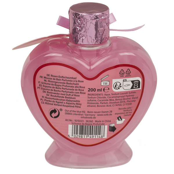 "Love" Badeschaum mit Rosenduft, 200ml