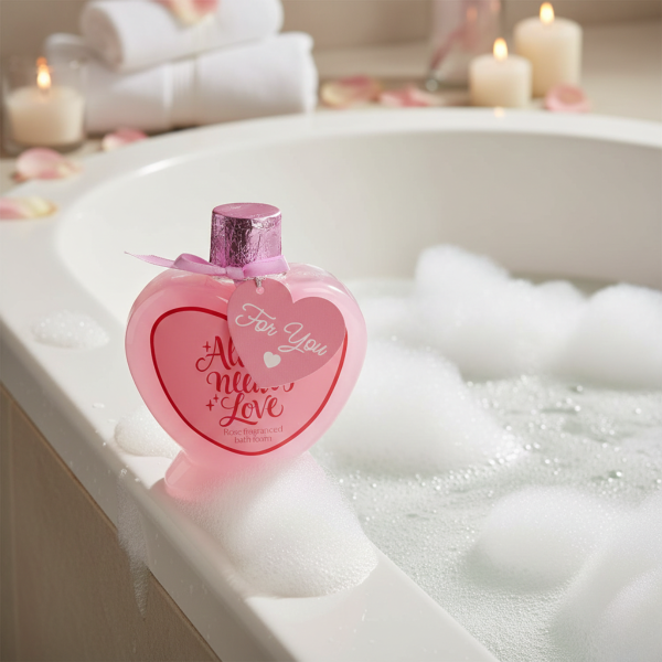 "Love" Badeschaum mit Rosenduft, 200ml