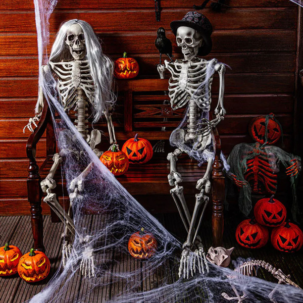 Halloween Spinnennetz und 3 Spinnen Halloween Spinnennetz und 3 Spinnen
