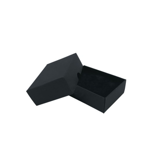 Zweiteilige Box, Schwarz 100x70x30mm Zweiteilige Box, Schwarz 100x70x30mm