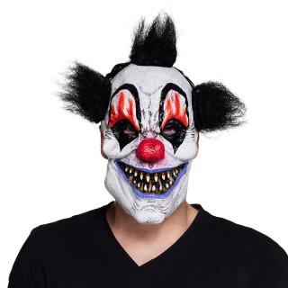 Latex-Gesichtsmaske „Gruseliger Clown“