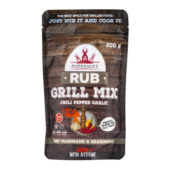 Gewürzmischung „Grill Mix Rub“, 200g Gewürzmischung „Grill Mix Rub“, 200g