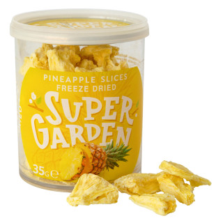 SUPER GARDEN Gefriergetrocknete Ananas, 35g