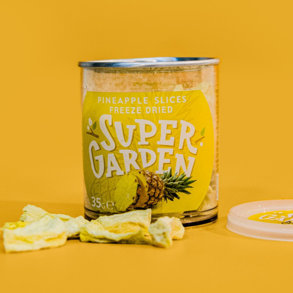 SUPER GARDEN Gefriergetrocknete Ananas, 35g SUPER GARDEN Gefriergetrocknete Ananas, 35g