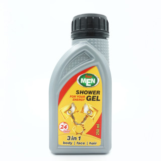 Universal Duschgel für Männer „Energie“ (250ml)