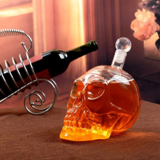 Glas Dekanter „Totenkopf“ (1000ml)