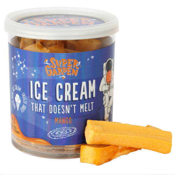 SUPER GARDEN Gefriergetrocknete Eiscreme mit Mango-Geschmack, 45g SUPER GARDEN Gefriergetrocknete Eiscreme mit Mango-Geschmack, 45g