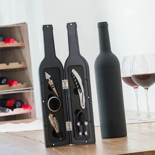 Weinwerkzeug-Set in einer Flasche (5 Teile)