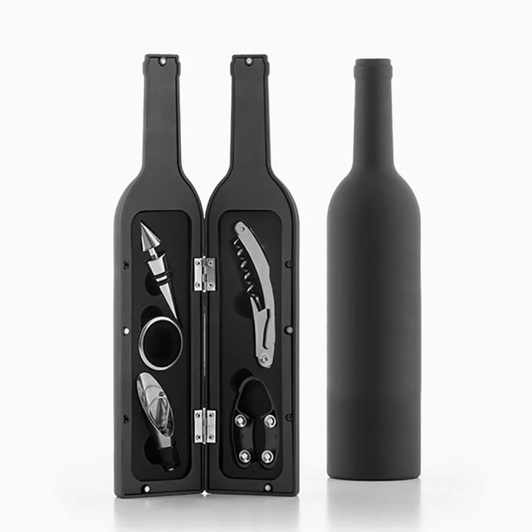 Weinwerkzeug-Set in einer Flasche (5 Teile)