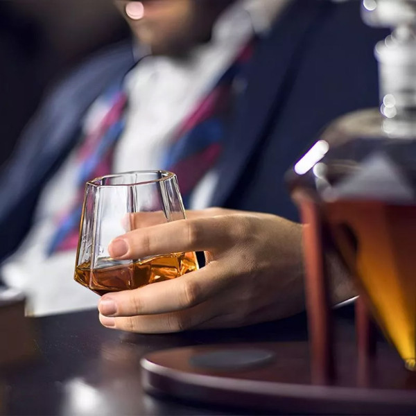 Grafino, 2 Gläser und Steine, Set "DELUXE DIAMOND"