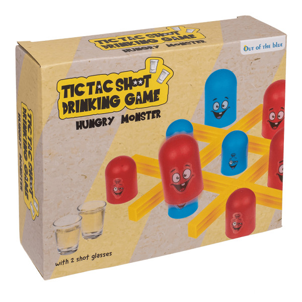 Partyspiel „Tic-Tac-Toe Hungry Monsters“ Partyspiel „Tic-Tac-Toe Hungry Monsters“