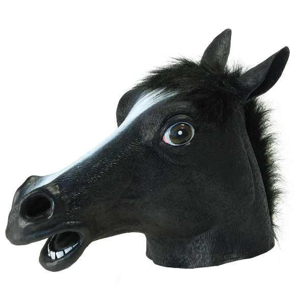 Maske „Schwarzes Pferd“ Maske „Schwarzes Pferd“