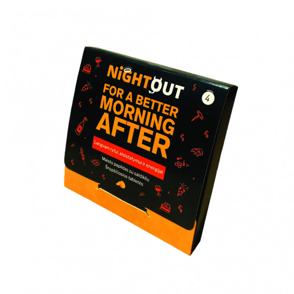 NIGHTOUT Kater-Ergänzungsmittel, 4 Tabletten NIGHTOUT Kater-Ergänzungsmittel, 4 Tabletten