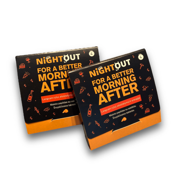 NIGHTOUT Kater-Ergänzungsmittel, 4 Tabletten NIGHTOUT Kater-Ergänzungsmittel, 4 Tabletten