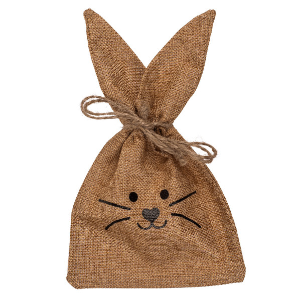 Jutebeutel „Osterhase“ (15 x 26cm) Jutebeutel „Osterhase“ (15 x 26cm)