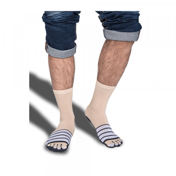 Lustige Socken „Optische Täuschung“