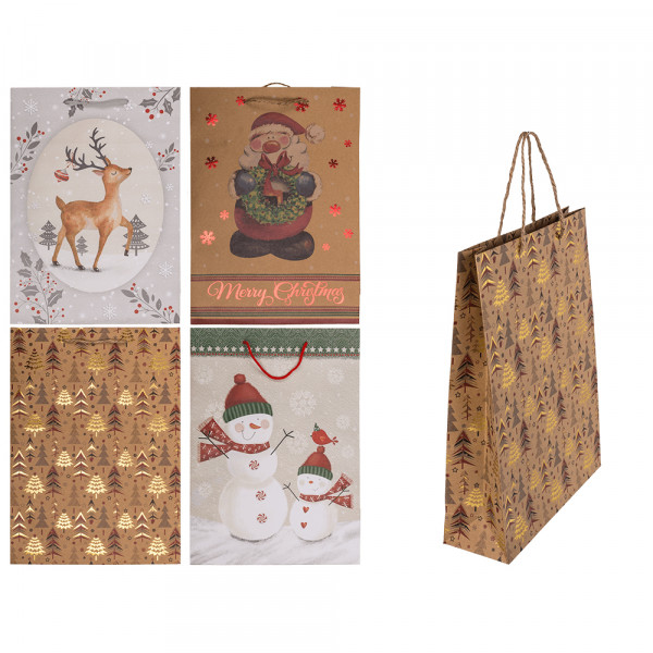 Papier-Geschenktüte „Weihnachten“ (25x9x34,5cm) Papier-Geschenktüte „Weihnachten“ (25x9x34,5cm)