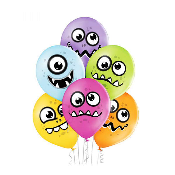 Luftballons „Monster“ (6 Stk.) Luftballons „Monster“ (6 Stk.)