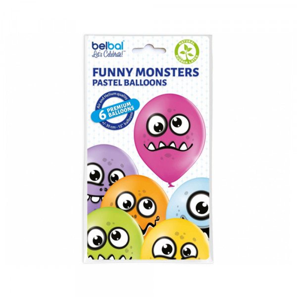 Luftballons „Monster“ (6 Stk.) Luftballons „Monster“ (6 Stk.)