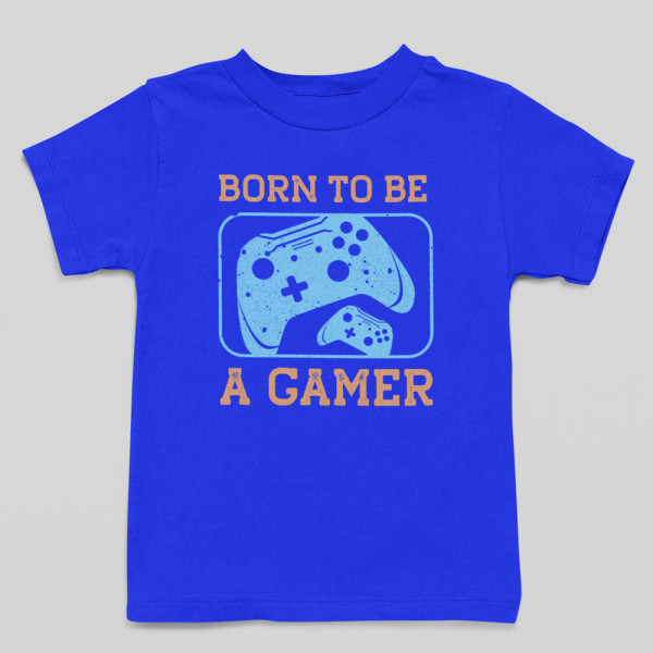 Kinder-T-shirt "Born to be a gamer"